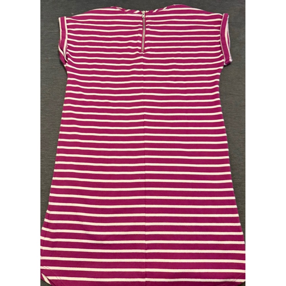 Gymboree Girls Magenta Pink Striped Watermelon Sequin Dress Size L 10-12 - Picture 4 of 5